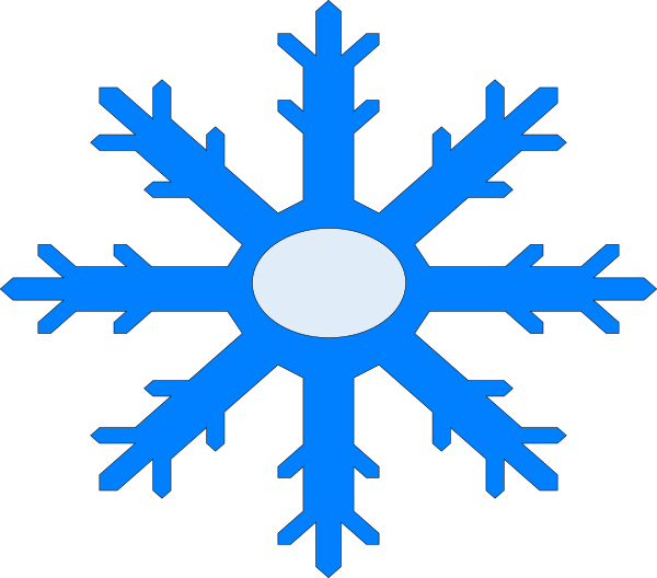 Transparent Snowflake Icon Png Clipart (600x528), Png Download