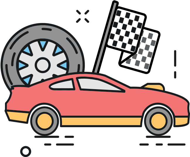 Race Car Finish Line Clipart Library Race Car Tech - Automotive Engineer Clipart - Png Download (668x744), Png Download