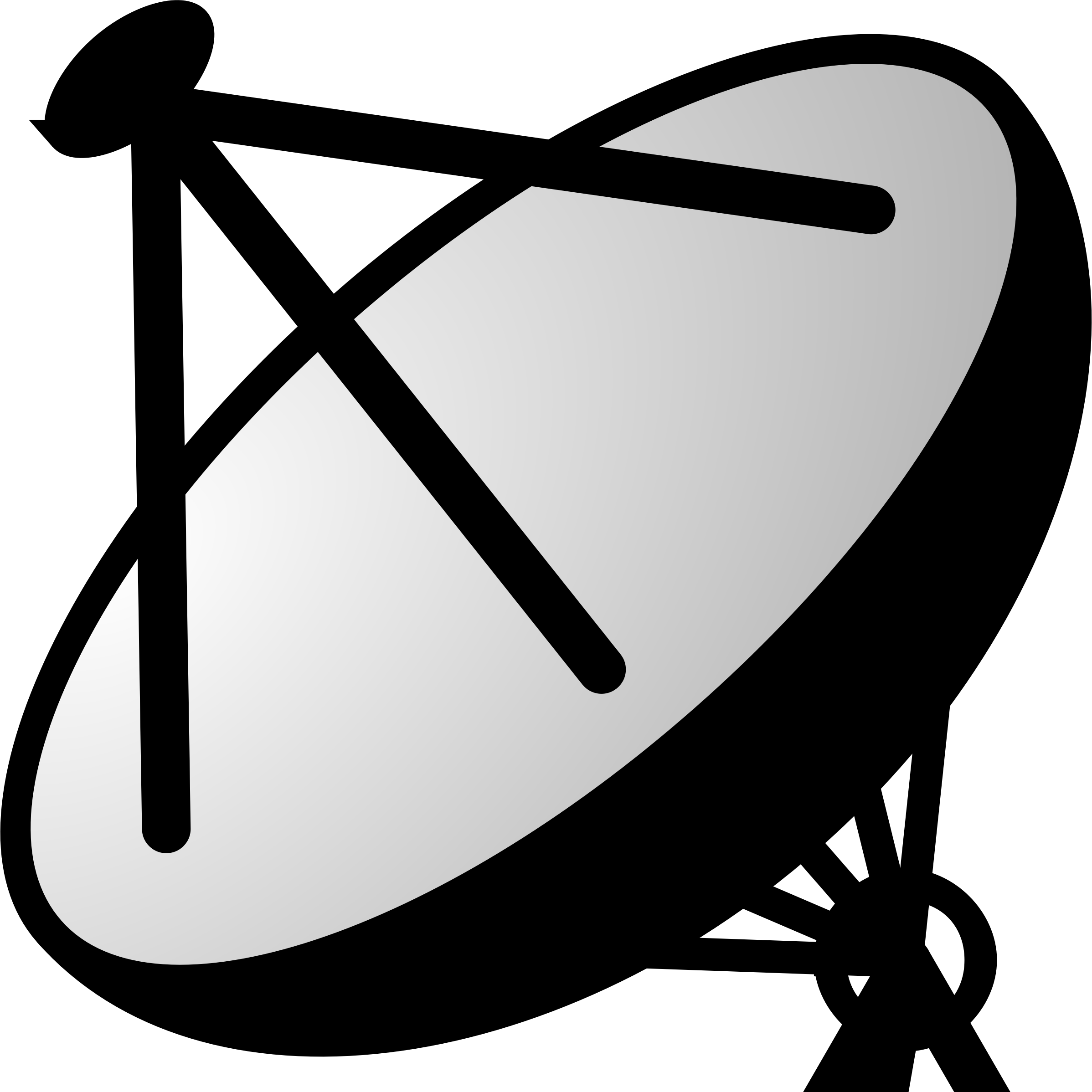 Transparent Reporter Clipart - Dish Antenna Clip Art - Png Download (2396x2397), Png Download