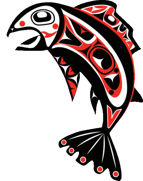 Fish - Chehalis Tribe Art Clipart (498x627), Png Download