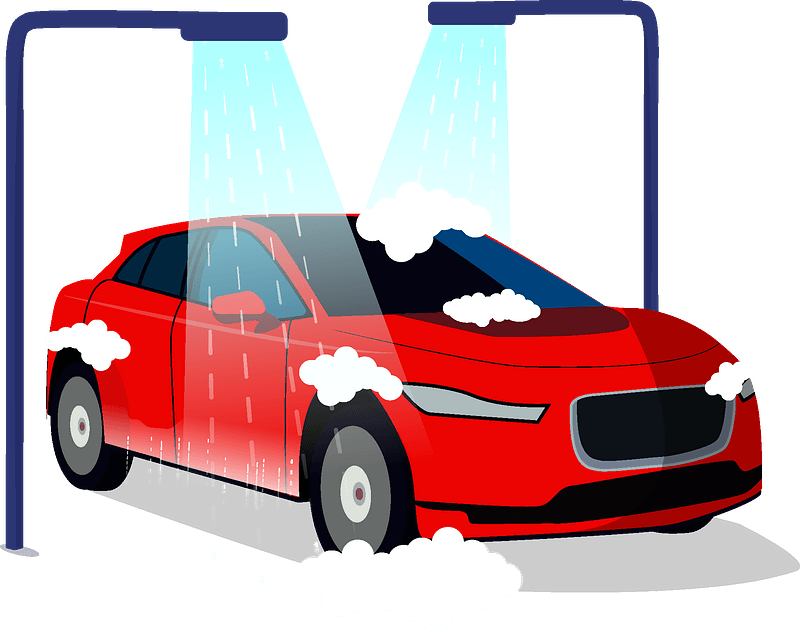 Car Wash Clipart - Concept Car - Png Download (800x632), Png Download