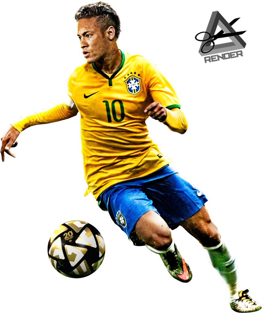 Neymar Junior Brazil Png - Neymar Jr Brazil Png Clipart (854x1019), Png Download