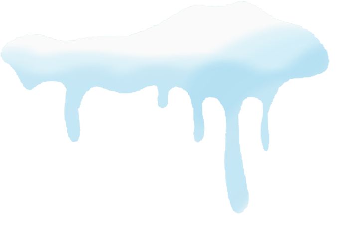 #snow #christmas #snowfall #snowflakes #winter #decoration - Melting Snow Png Clipart (696x459), Png Download