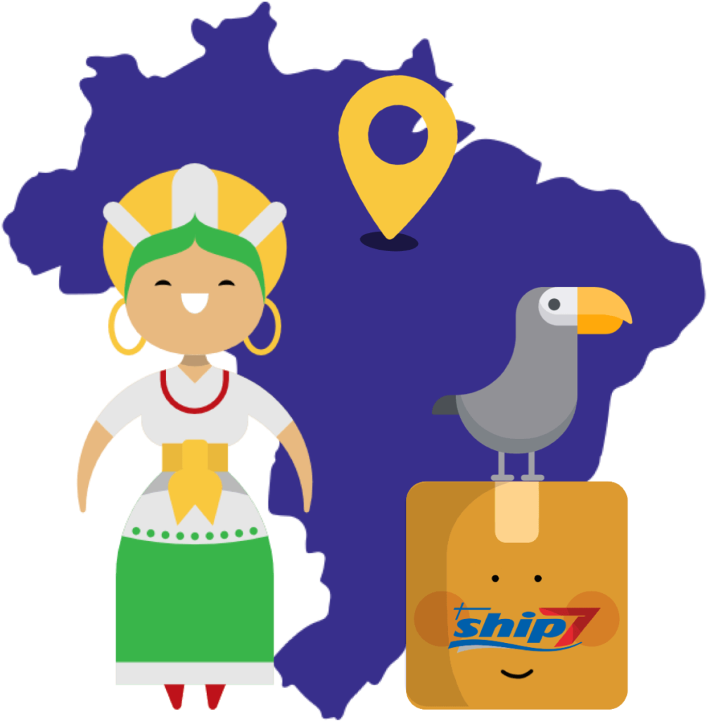 Figure Of Brazil - Brazil Map Shape Vector Clipart (1024x1024), Png Download