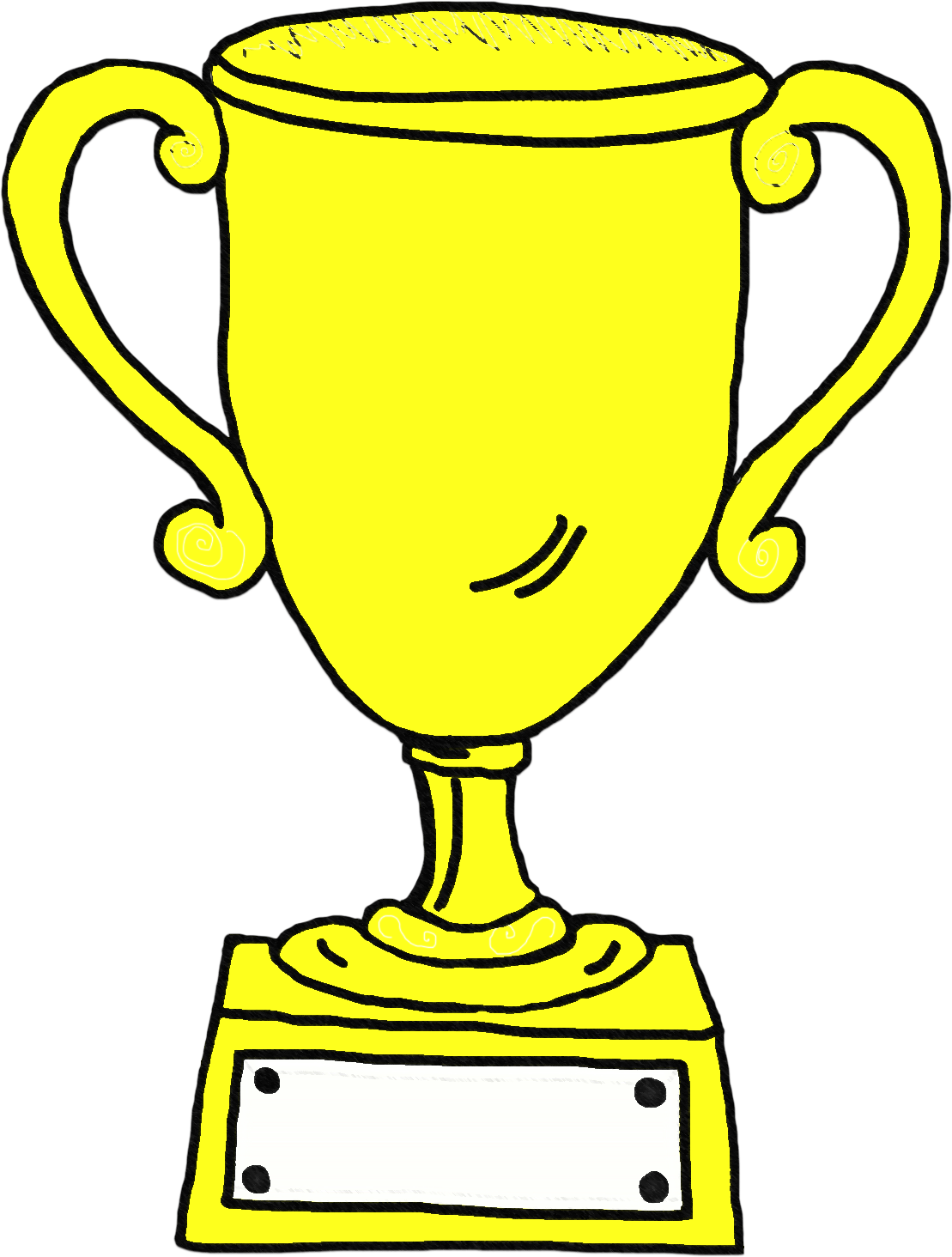 Cartoon Trophy Clipart - Trophy Clipart - Png Download (1109x1464), Png Download