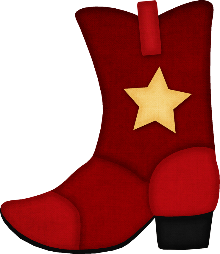 Transparent Boot Clipart - Cowboy Boot Clipart Red - Png Download (739x853), Png Download