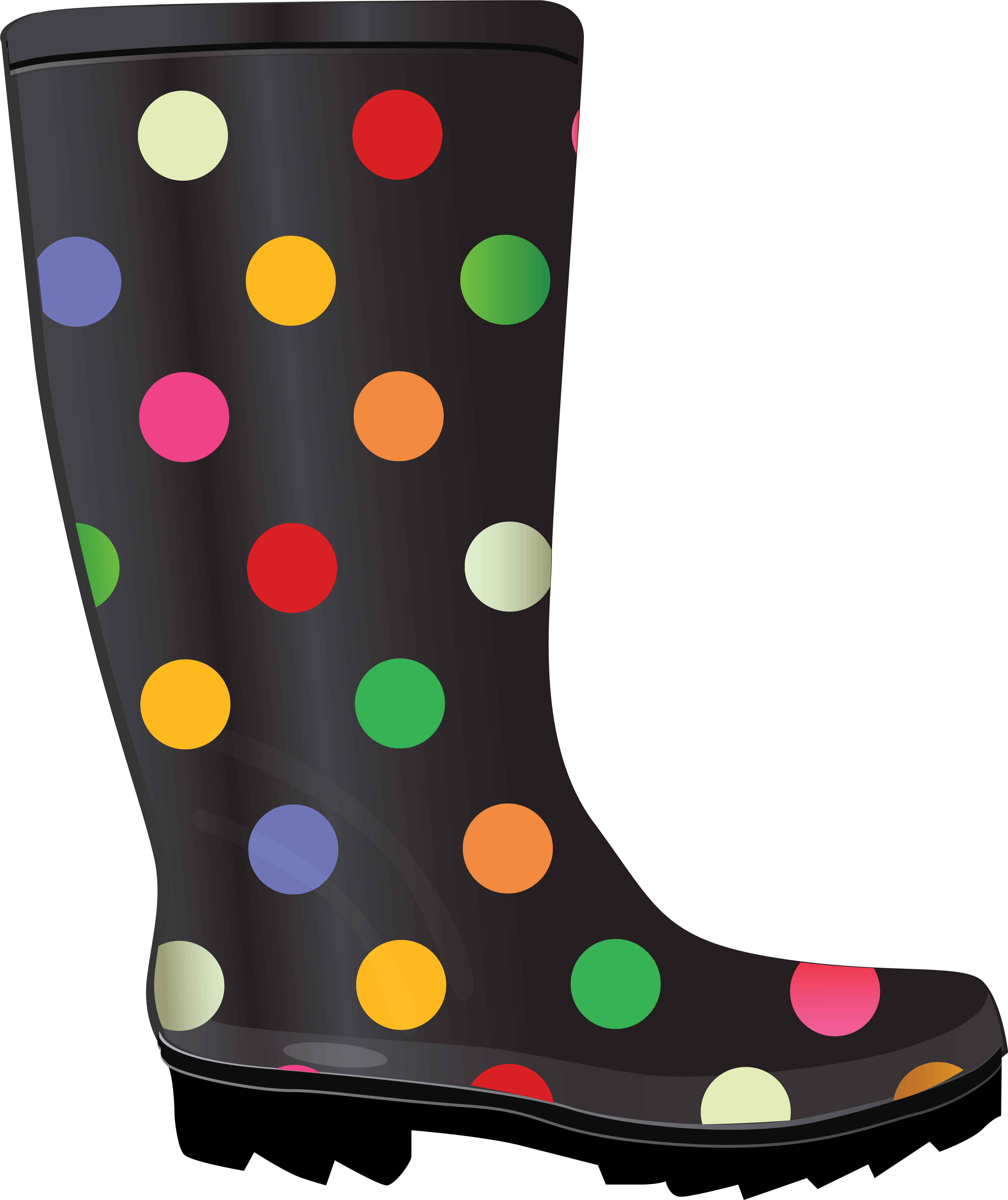 Boots - Rain Boot Clipart - Png Download (4482x5338), Png Download