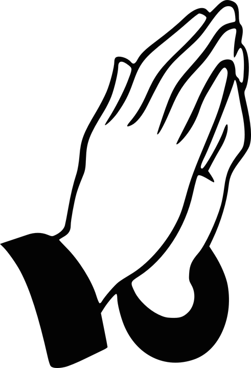 Hands Praying Transparent Background Clipart (491x720), Png Download