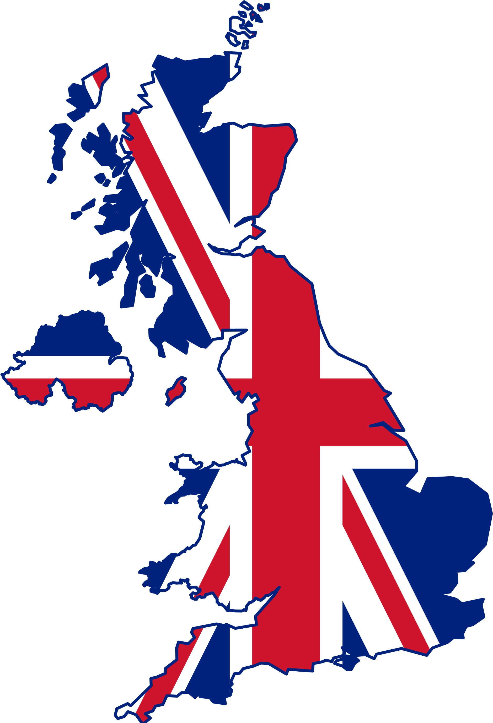 Rome Clipart History British, Rome History British - United Kingdom Flag Map - Png Download (2000x2778), Png Download