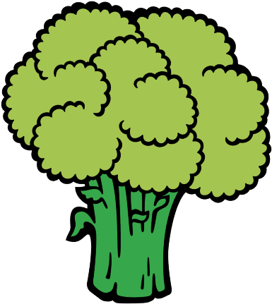 Broccoli Png - Dibujo De Brocoli Para Colorear Clipart (582x598), Png Download