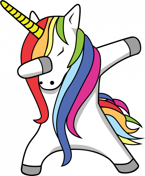 Transparent Background Unicorn Png Clipart (600x729), Png Download