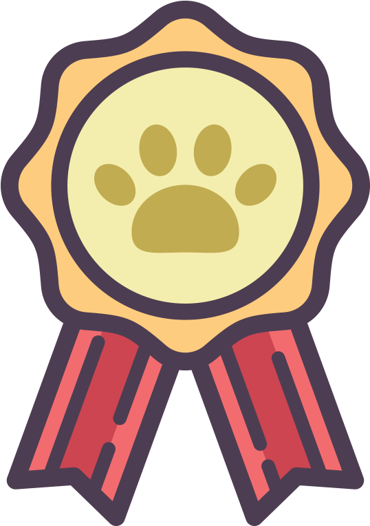 Dog Groomer School Dog Trainer School Dog Groomer Academy - 勳章 卡通 Clipart (768x768), Png Download