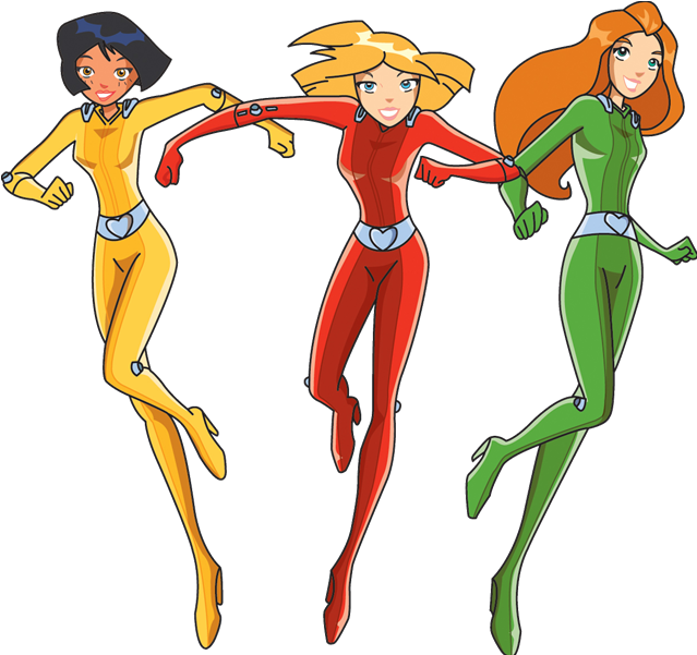 Download Totally Spies Fan Art - Transparent Totally Spies Png Clipart (639x601), Png Download