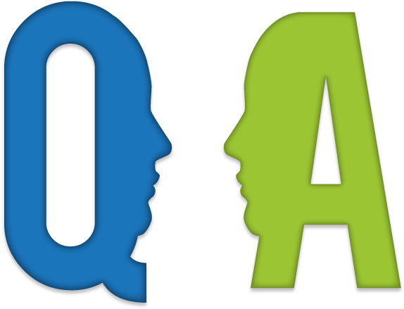 Interactive Icon - Q & A Powerpoint Slide Clipart (583x527), Png Download