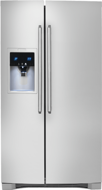 Fridge, Electrolux Model Caplan Appliances - Electrolux Side By Side Refrigerator Clipart (632x650), Png Download