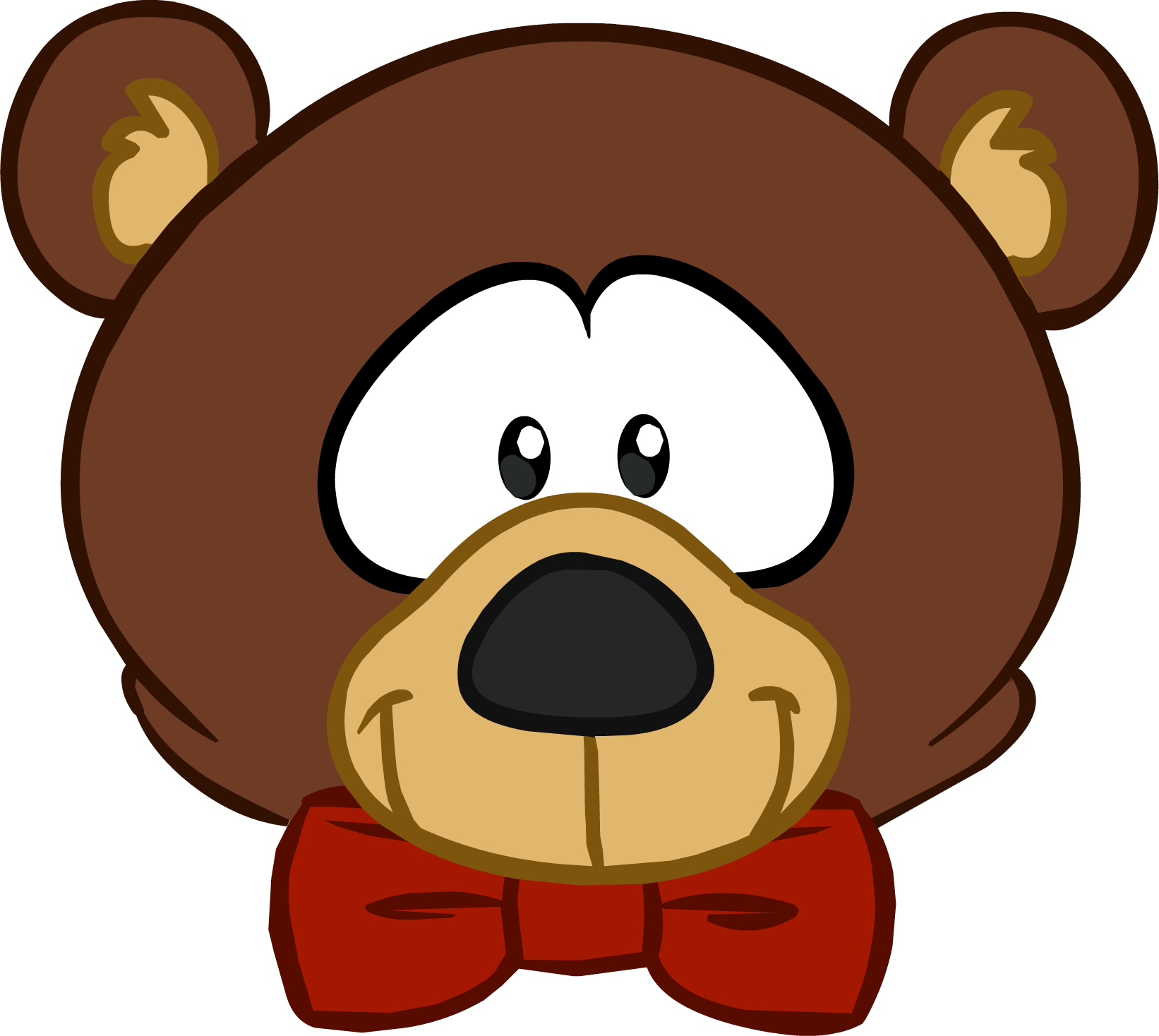 Teddy Bear Clipart Cute Bear Head - Teddy Bear Head Cartoon - Png Download (1642x1468), Png Download