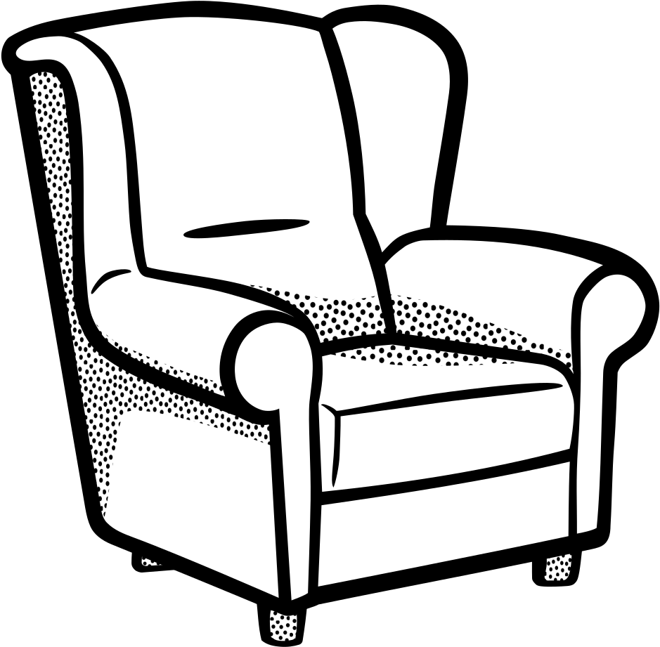 Armchair Clipart - Png Download (1000x1000), Png Download