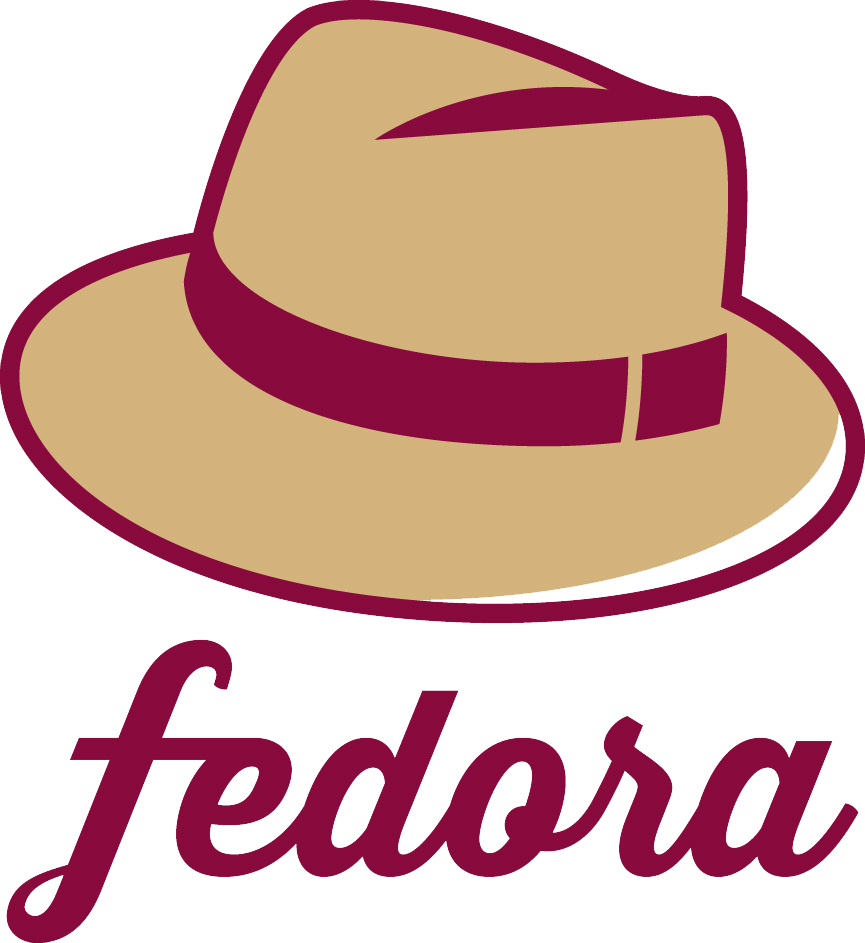 Fedora-logo Clipart (865x943), Png Download