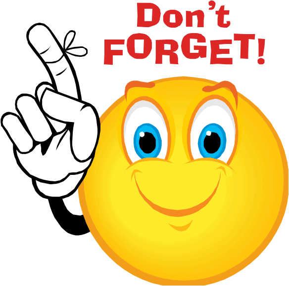 Please Do Not Forget Clipart (584x579), Png Download