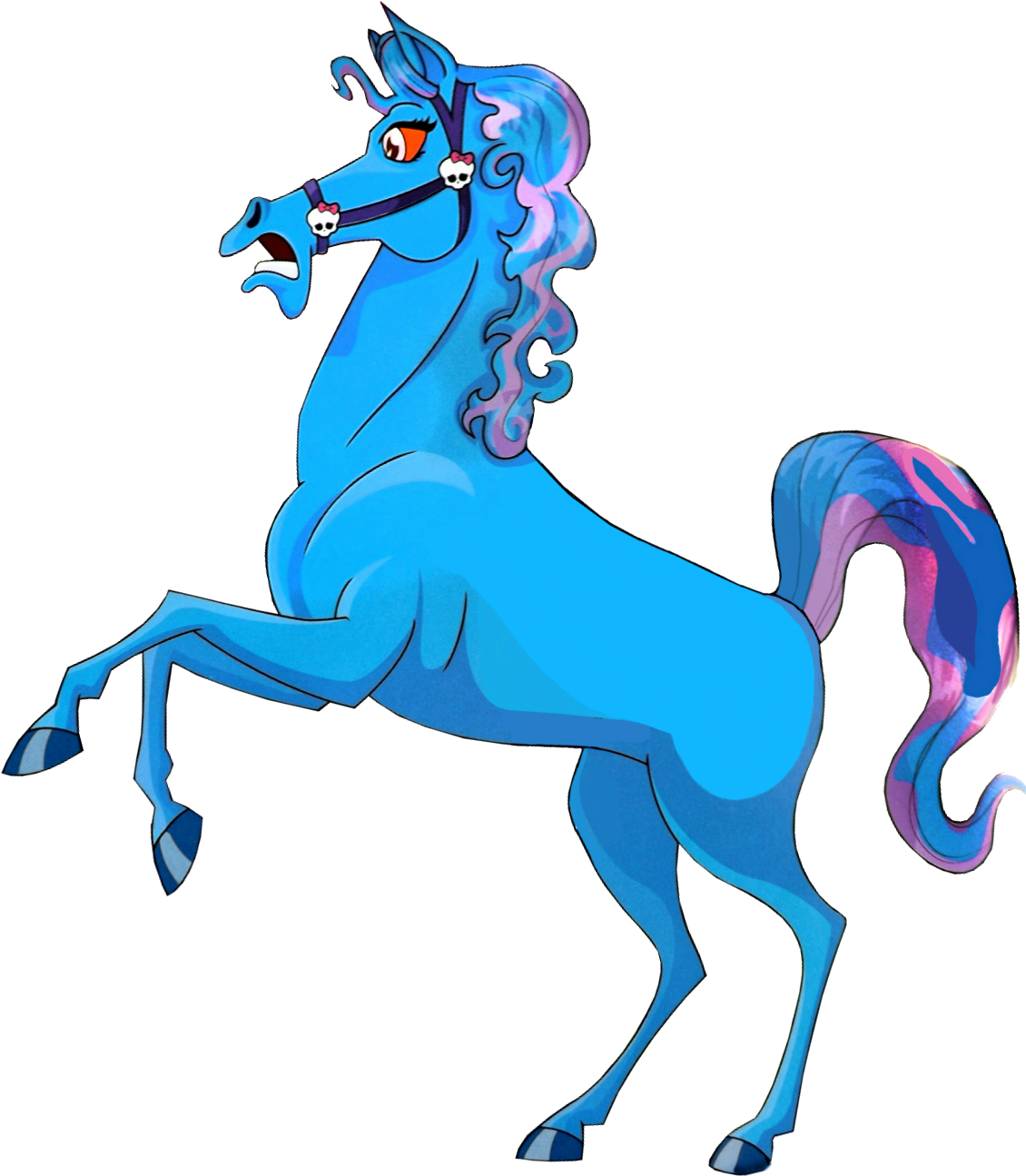 Pet Clipart Monster High - Blue Horse Monster High - Png Download (1130x1295), Png Download