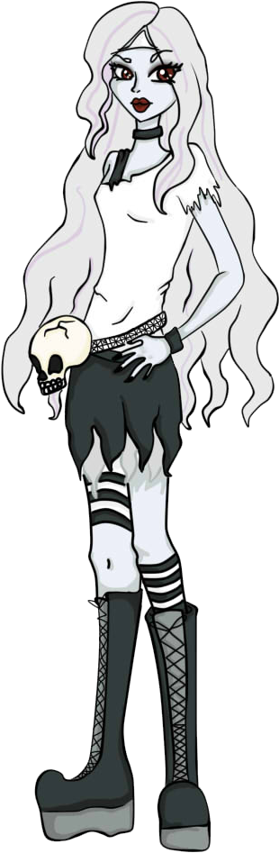 More Like Demona Le Fright - Cartoon Clipart (707x987), Png Download