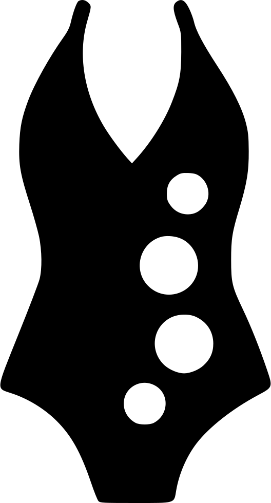 Swimsuit Clipart Svg - Swimsuit Icon Png Transparent Png (528x980), Png Download