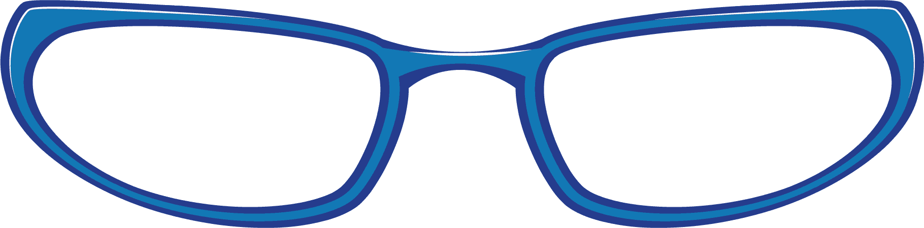 Eyeglasses Clipart - Png Download (1820x450), Png Download