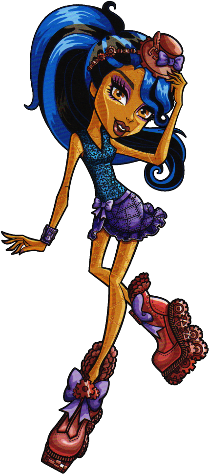 Crest - Robecca Steam Monster High Characters Clipart (470x1000), Png Download