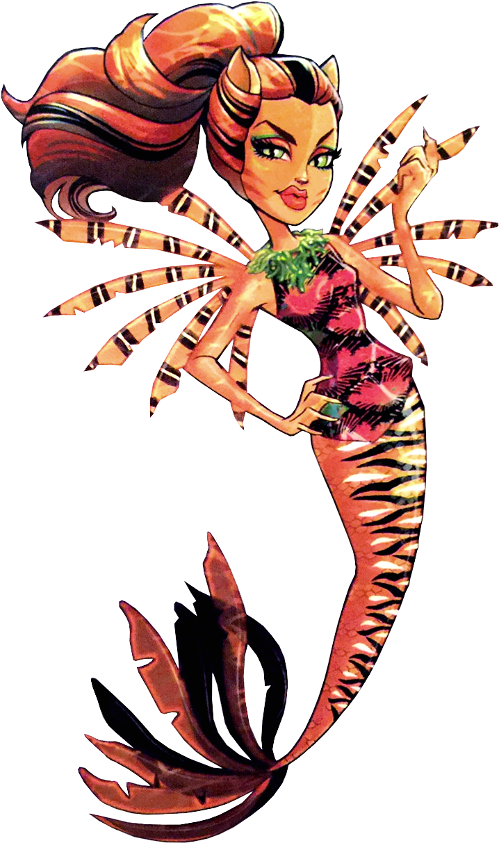 , Monster High - Monster High Great Scarrier Reef Toralei Clipart (733x1226), Png Download