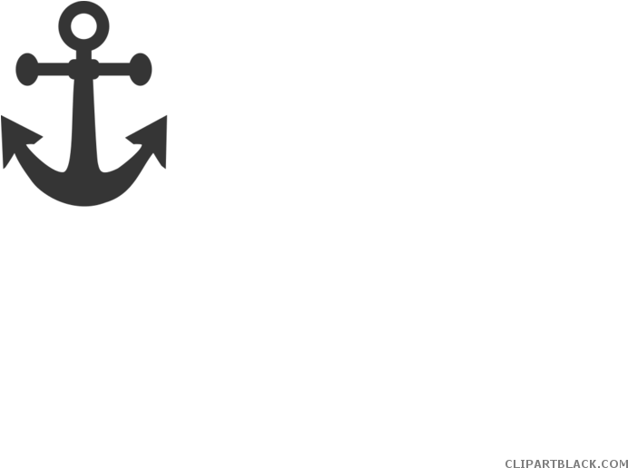 Navy Clipart Black And White - Anchor Clip Art - Png Download (700x525), Png Download