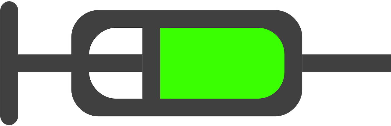 Syringe Clipart (1280x640), Png Download