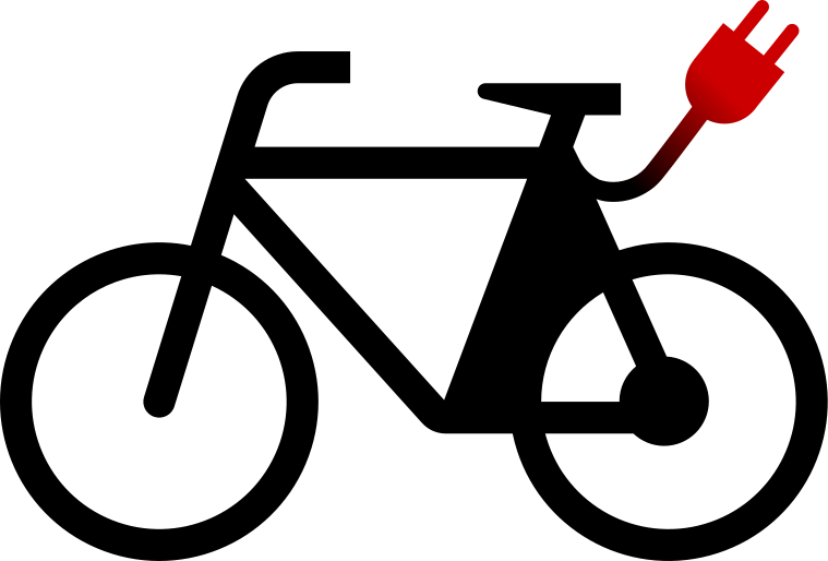 File - E-bikes Plug - Svg - Logo Bike Png Free Clipart (759x514), Png Download