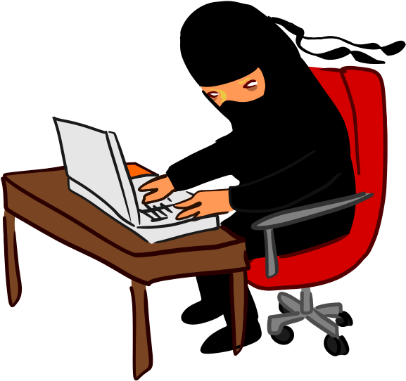 Clip Art Desk - Computer Ninja - Png Download (600x568), Png Download