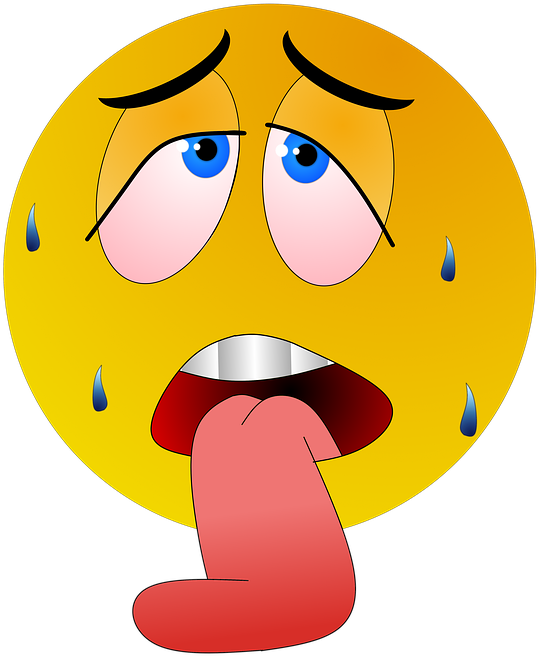 Transparent Sweating Png - Hot Sun Png Clipart (539x656), Png Download