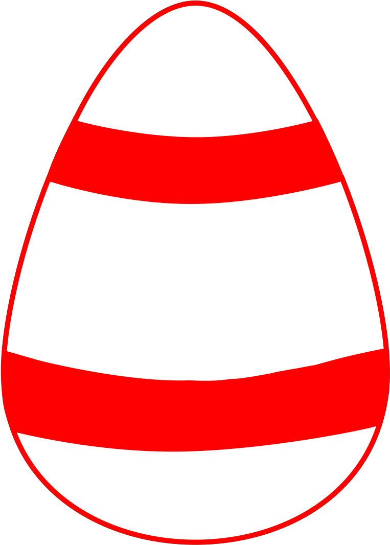 Yellow Red Egg Clipart (1600x1600), Png Download