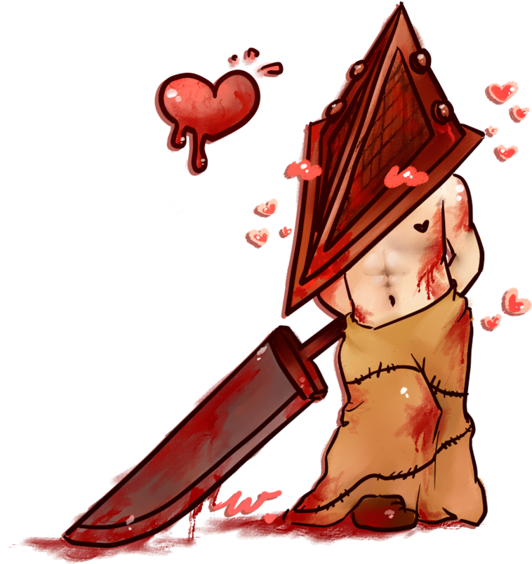 Pyramid Head Png Picture - Silent Hill Fan Art Clipart (758x804), Png Download