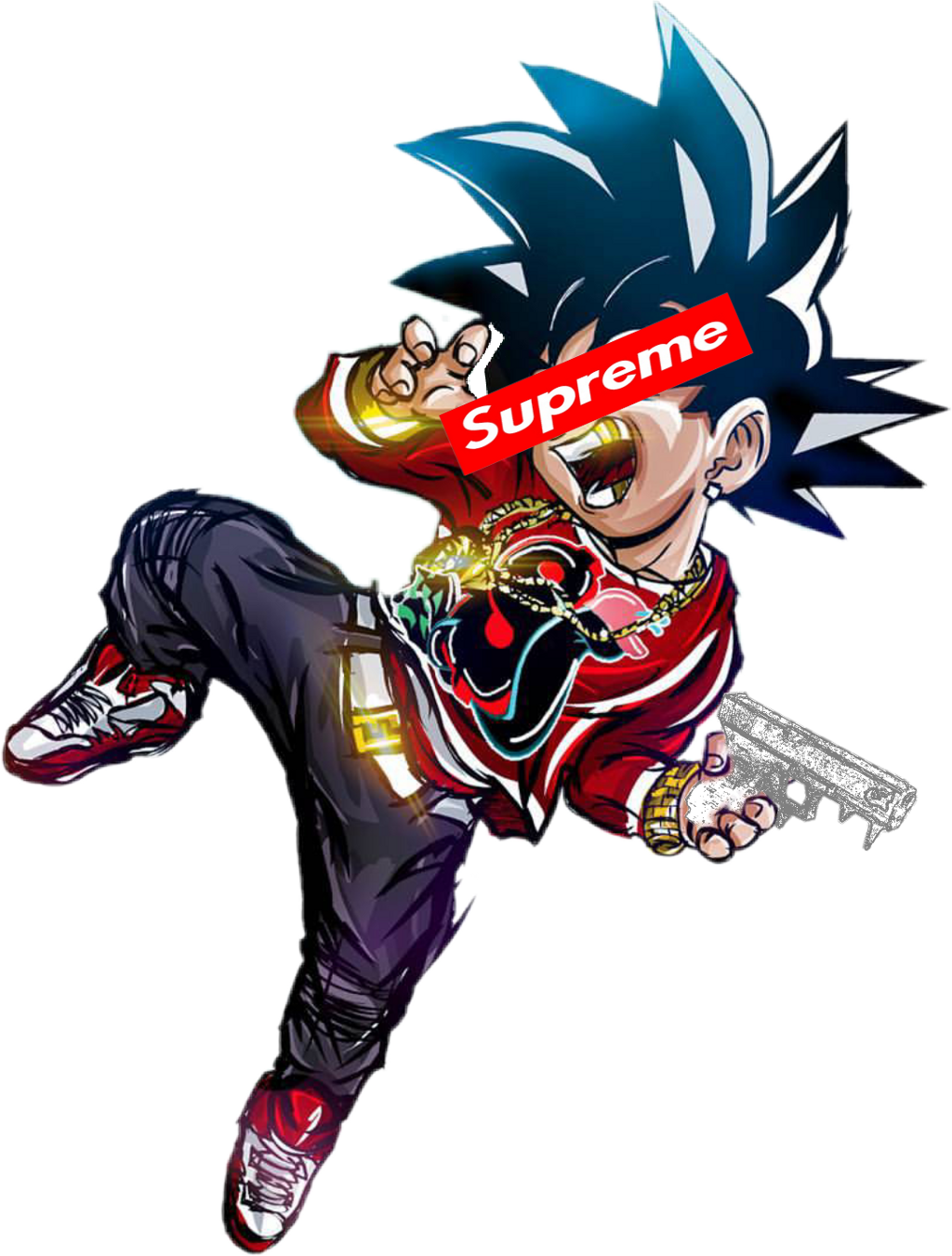 Supreme Dragon Ball Z Clipart (1024x1351), Png Download