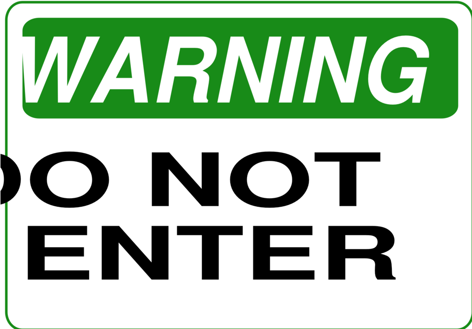 Warning Signs Clipart (958x679), Png Download
