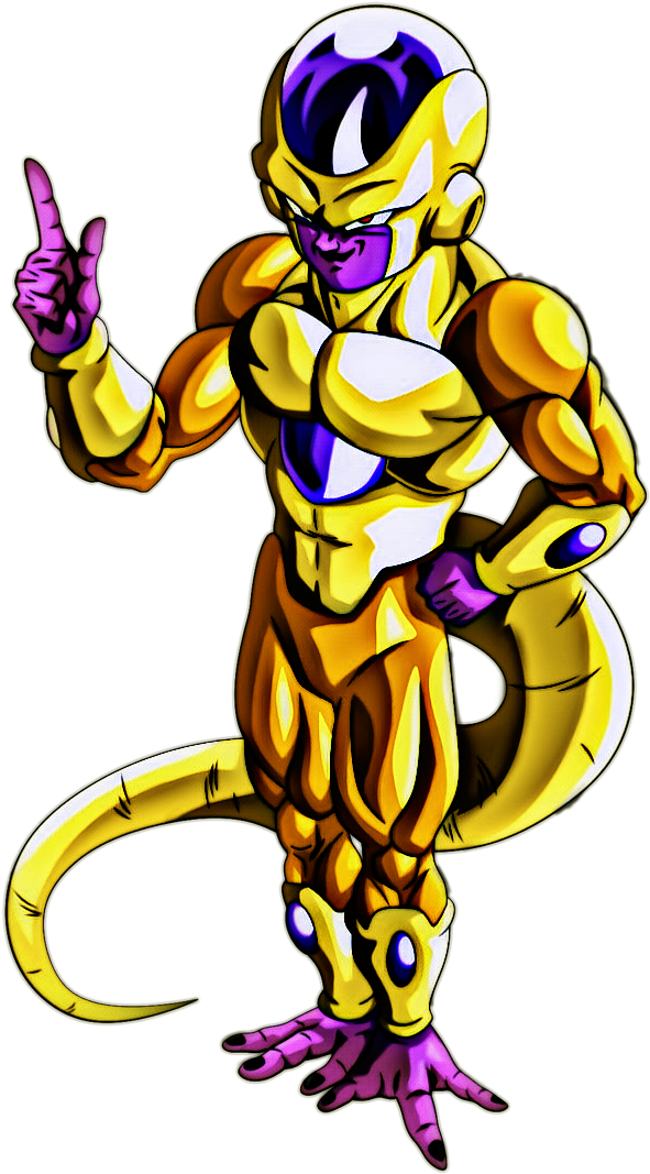 #tv #dragon #ball #dragonballz #dragonball #cartoon - Freezer Golden Clipart (720x1108), Png Download