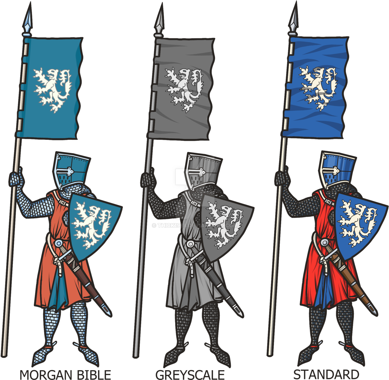 Transparent Medieval Knights Clipart - Png Download (1547x1512), Png Download