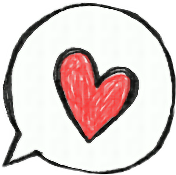 Cute Speech Bubble Heart Clipart (676x672), Png Download