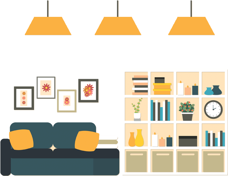 Clipart Kitchen Interior Decorator - Clip Art For Interior Design - Png Download (800x606), Png Download