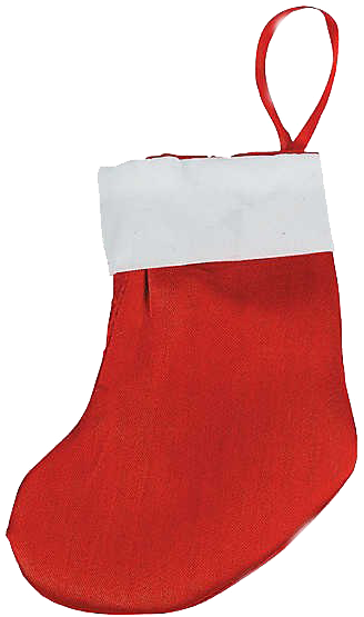 Red Christmas Stockings Png Clipart - Christmas Stocking Transparent Png (640x640), Png Download