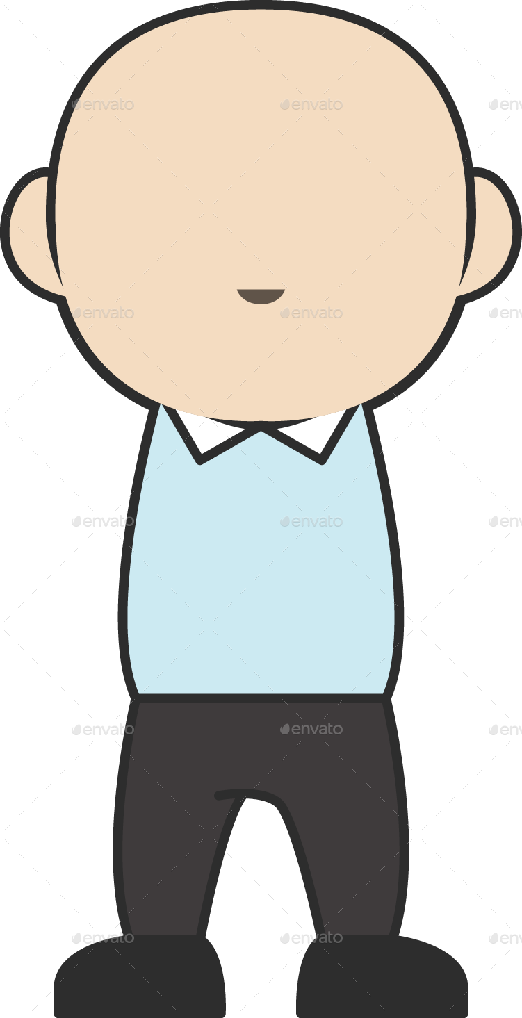Cartoon Clipart (751x1465), Png Download