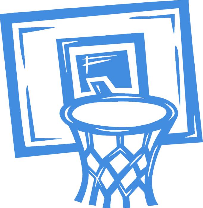 Vector Illustration Of Sport Of Basketball Game Net - Bulletin Board Displays On Sport Clipart (682x700), Png Download