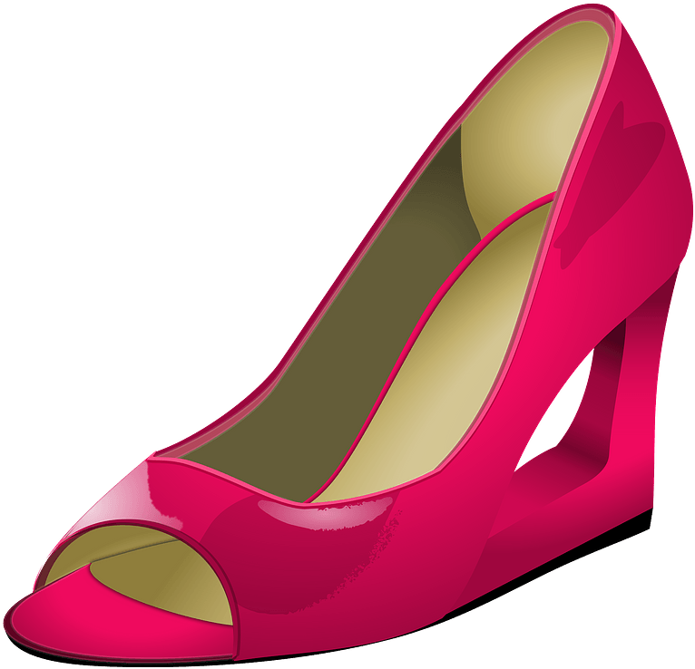 Pink High Heel Clipart - Png Download (800x774), Png Download