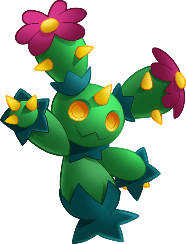 Maracas Clipart Cuban - Pokemon Maractus - Png Download (610x800), Png Download