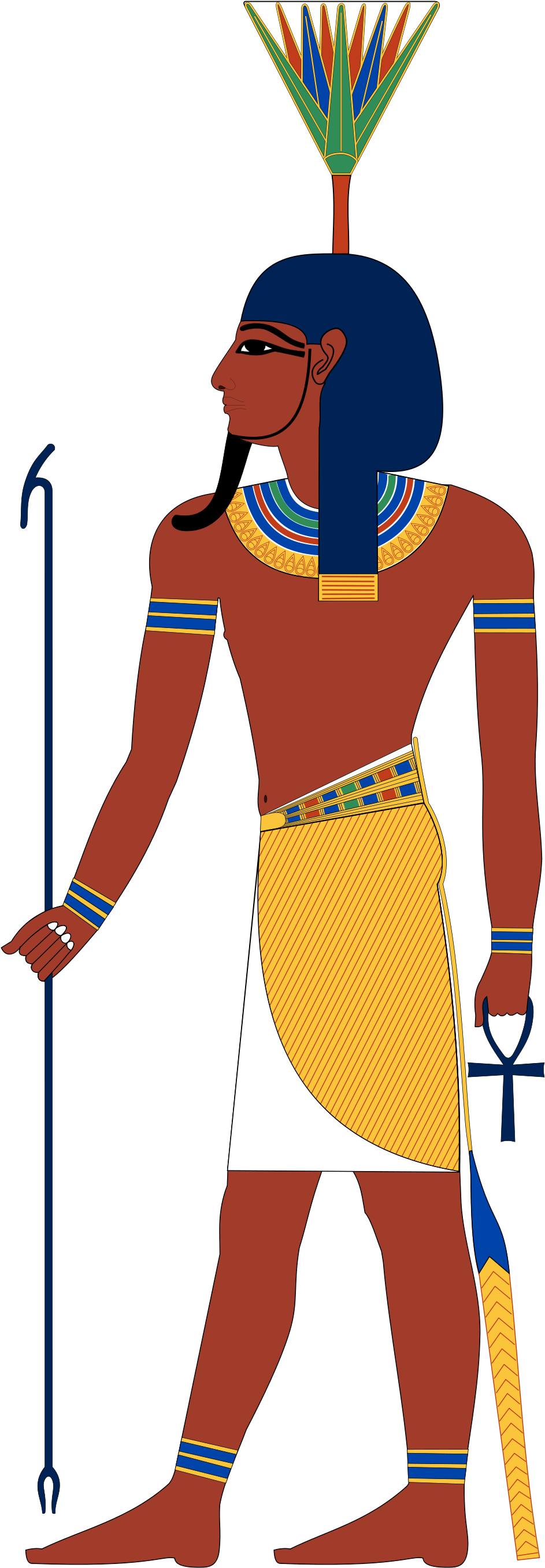 Sobek Egyptian God Clipart (1200x2811), Png Download