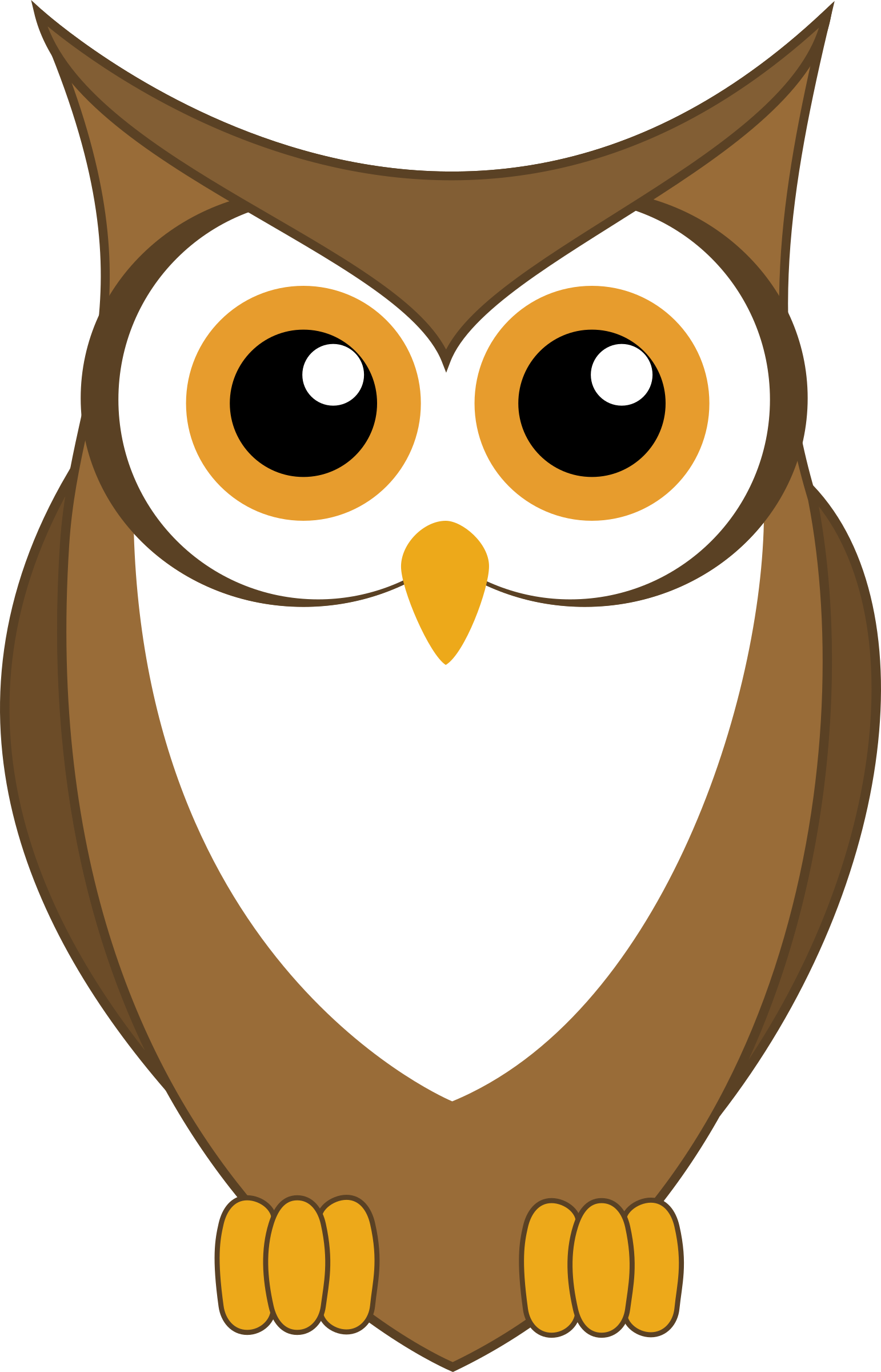 Clipart Of Baby Owl, Clipart Of Cute Owls, Clipart - Owl Clipart - Png Download (1542x2400), Png Download