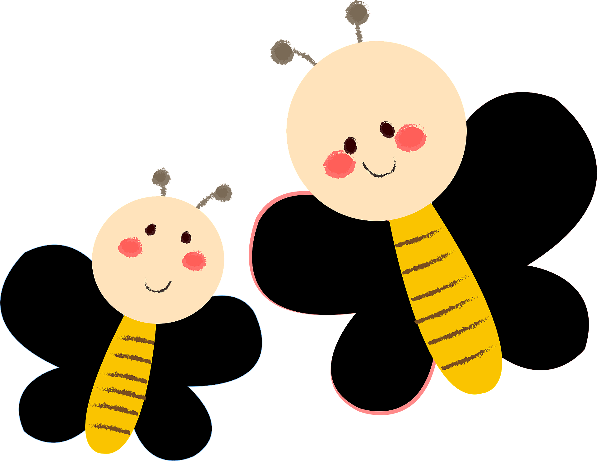 Butterfly Insect Clipart - Cartoon - Png Download (800x619), Png Download